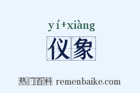 仪象是什么意思的图片